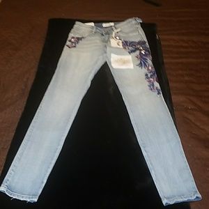 Jessica Simpson Embellished Blue Jean